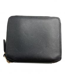 COMME des GARCONS（コムデギャルソン）の古着「2つ折り財布」｜ブラック