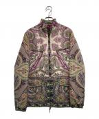 ETROエトロ）の古着「ペイズリー柄中綿ジャケット」｜ベージュ×ピンク
