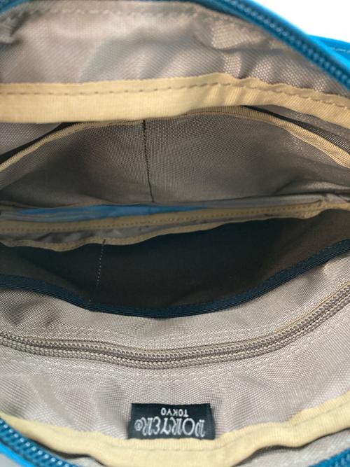 PORTER（ポーター）PORTER (ポーター) VOICEショルダーバッグ ブルーの古着・服飾アイテム