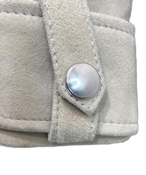 Acne studios（アクネ ストゥディオス）Acne studios (アクネ ストゥディオス) スウェードダブルライダースジャケット ベージュ サイズ:36の古着・服飾アイテム