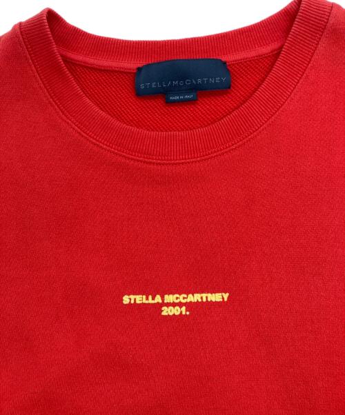 STELLA McCARTNEY（ステラマッカートニー）STELLA McCARTNEY (ステラマッカートニー) スモールロゴスウェット レッド サイズ:XLの古着・服飾アイテム