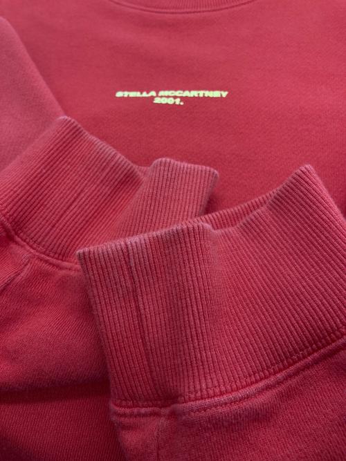 STELLA McCARTNEY（ステラマッカートニー）STELLA McCARTNEY (ステラマッカートニー) スモールロゴスウェット レッド サイズ:XLの古着・服飾アイテム