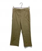 THE ROWザ ロウ）の古着「クロップド ジップフライ」｜ベージュ