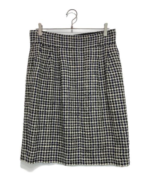CHANEL（シャネル）CHANEL (シャネル) ウールスカート ホワイト サイズ:44の古着・服飾アイテム