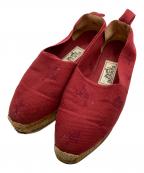 HERMESエルメス）の古着「エスパドリーユ」｜レッド