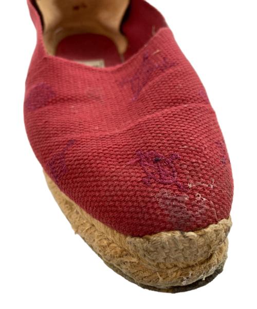 HERMES（エルメス）HERMES (エルメス) エスパドリーユ レッド サイズ:不明の古着・服飾アイテム