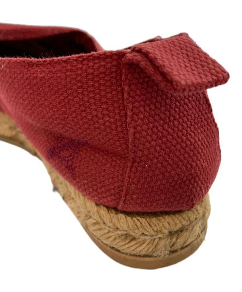 HERMES（エルメス）HERMES (エルメス) エスパドリーユ レッド サイズ:不明の古着・服飾アイテム