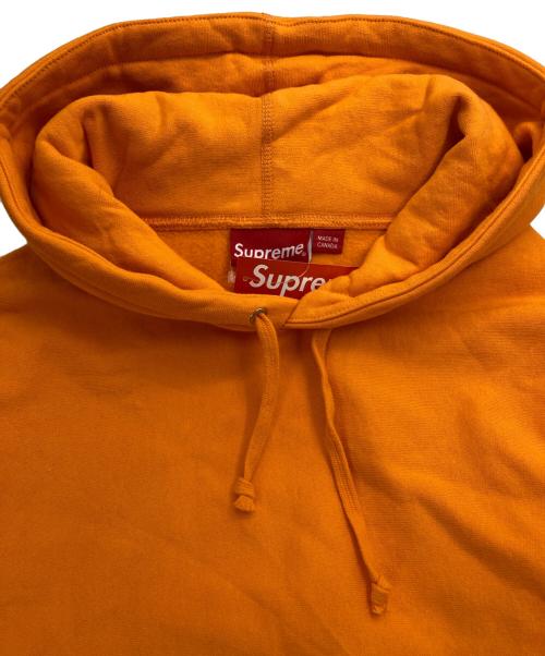 SUPREME（シュプリーム）SUPREME (シュプリーム) WRIST LOGO HOODED SWEATSHIRT オレンジ サイズ:Lの古着・服飾アイテム
