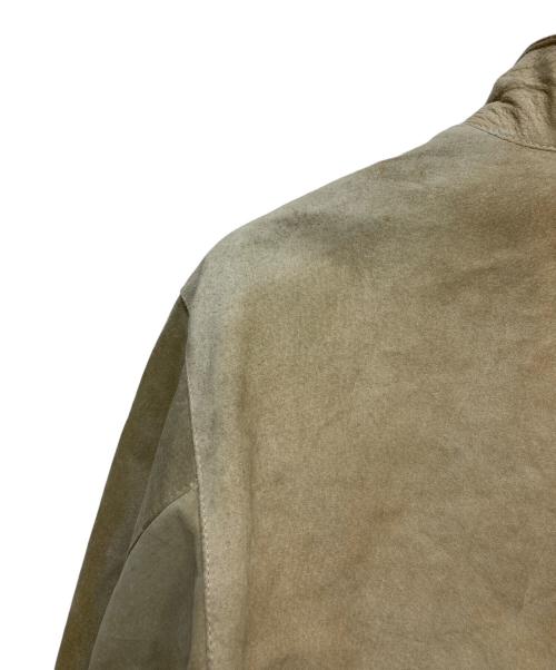 ARMANI JEANS（アルマーニジーンズ）ARMANI JEANS (アルマーニジーンズ) スウェードジャケット ベージュ サイズ:50の古着・服飾アイテム