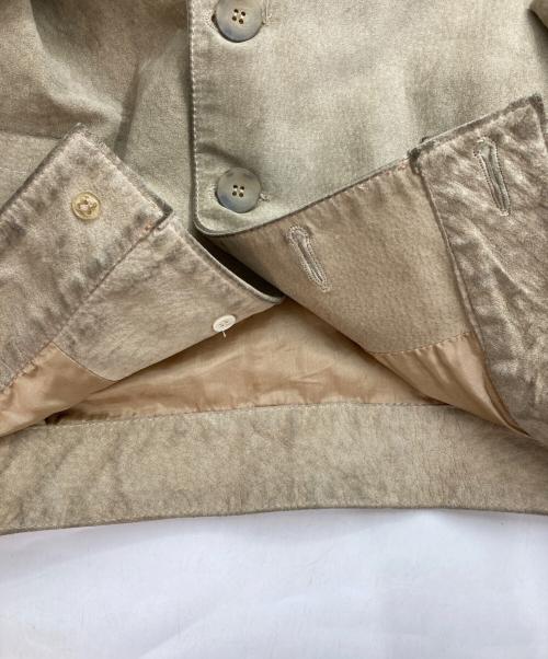 ARMANI JEANS（アルマーニジーンズ）ARMANI JEANS (アルマーニジーンズ) スウェードジャケット ベージュ サイズ:50の古着・服飾アイテム