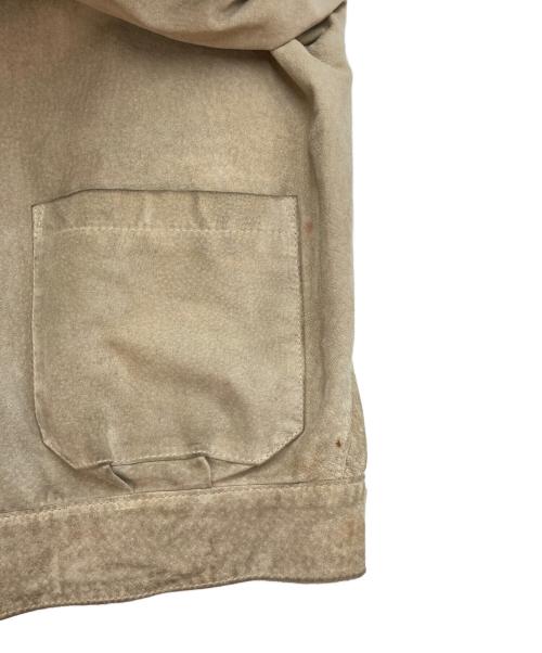 ARMANI JEANS（アルマーニジーンズ）ARMANI JEANS (アルマーニジーンズ) スウェードジャケット ベージュ サイズ:50の古着・服飾アイテム