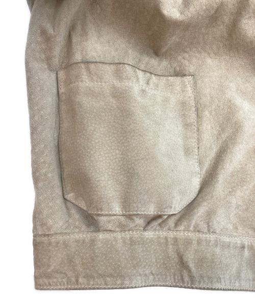 ARMANI JEANS（アルマーニジーンズ）ARMANI JEANS (アルマーニジーンズ) スウェードジャケット ベージュ サイズ:50の古着・服飾アイテム