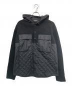 DSQUARED2ディースクエアード）の古着「切替しキルティングジャケット」｜ブラック