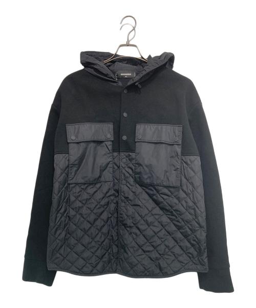 DSQUARED2（ディースクエアード）DSQUARED2 (ディースクエアード) 切替しキルティングジャケット ブラック サイズ:50の古着・服飾アイテム