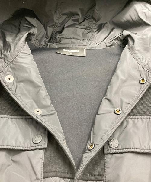 DSQUARED2（ディースクエアード）DSQUARED2 (ディースクエアード) 切替しキルティングジャケット ブラック サイズ:50の古着・服飾アイテム