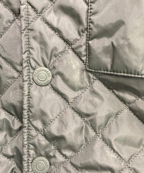 DSQUARED2（ディースクエアード）DSQUARED2 (ディースクエアード) 切替しキルティングジャケット ブラック サイズ:50の古着・服飾アイテム