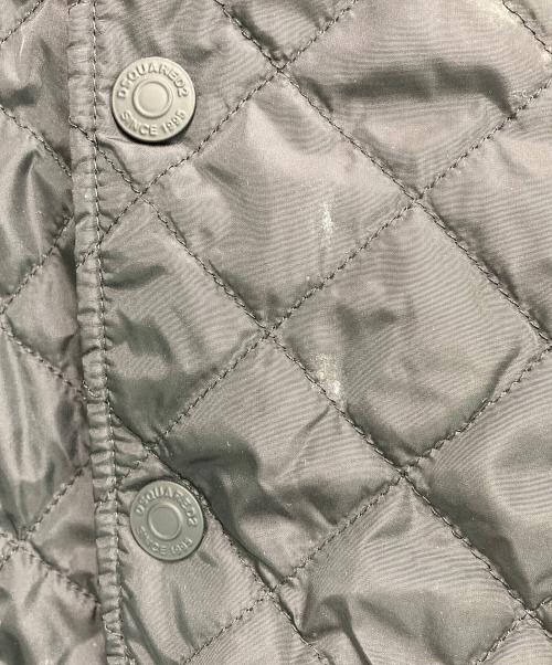 DSQUARED2（ディースクエアード）DSQUARED2 (ディースクエアード) 切替しキルティングジャケット ブラック サイズ:50の古着・服飾アイテム