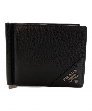 中古・古着通販】PRADA (プラダ) マネークリップ ブラック｜ブランド