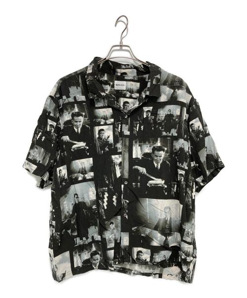 BUENA VISTA（ブエナビスタ）BUENA VISTA (ブエナビスタ) Black rain S/S shirts ブラック×ホワイト サイズ:Mの古着・服飾アイテム