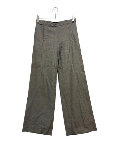 ANN DEMEULEMEESTER（アンドゥムルメステール）ANN DEMEULEMEESTER (アンドゥムルメステール) ワイドパンツ グレー サイズ:38の古着・服飾アイテム