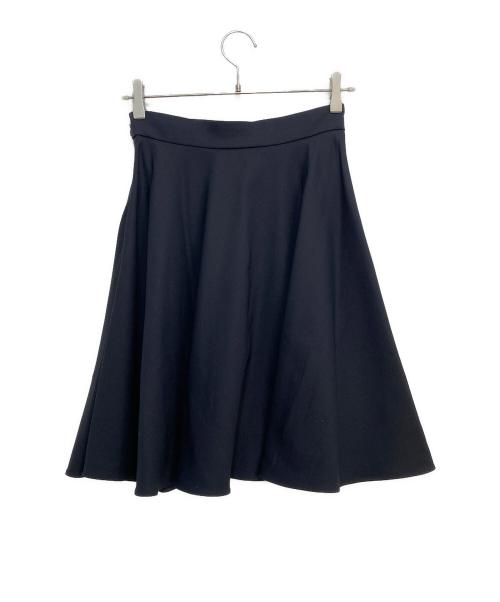MIU MIU（ミュウミュウ）MIU MIU (ミュウミュウ) ミディフレアスカート ネイビー サイズ:36の古着・服飾アイテム