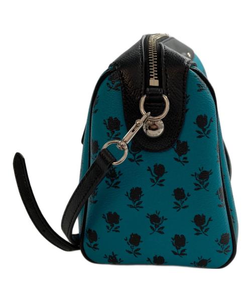 COACH（コーチ）COACH (コーチ) フローラルプリント 2WAYボストンバッグ グリーンの古着・服飾アイテム
