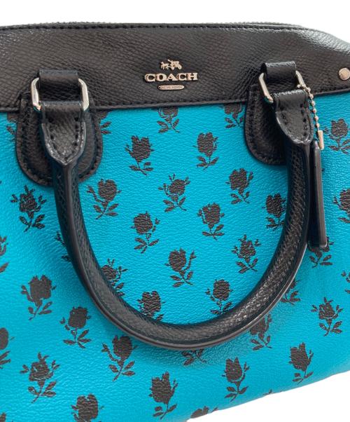 COACH（コーチ）COACH (コーチ) フローラルプリント 2WAYボストンバッグ グリーンの古着・服飾アイテム