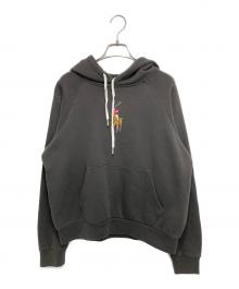POLO RALPH LAUREN（ポロ・ラルフローレン）の古着「プルオーバーパーカー」｜ブラック