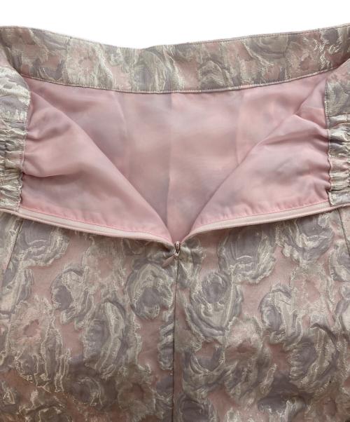 La boutique BonBon（ラブティックボンボン）La boutique BonBon (ラブティックボンボン) 花柄ジャガードスカート ピンク サイズ:36の古着・服飾アイテム