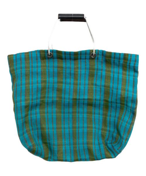 MARNI（マルニ）MARNI (マルニ) ストライプバッグ ブルーの古着・服飾アイテム