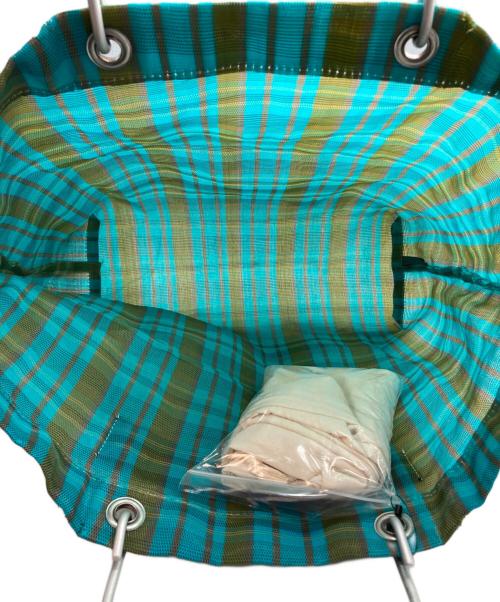 MARNI（マルニ）MARNI (マルニ) ストライプバッグ ブルーの古着・服飾アイテム