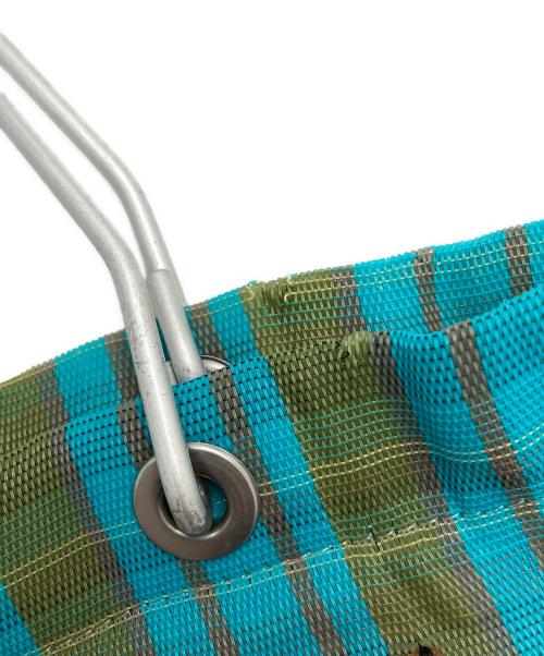 MARNI（マルニ）MARNI (マルニ) ストライプバッグ ブルーの古着・服飾アイテム