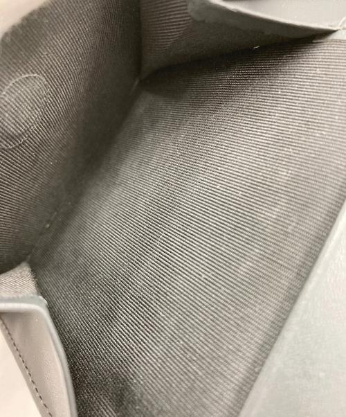 BLACK LABEL CRESTBRIDGE（ブラックレーベル クレストブリッジ）BLACK LABEL CRESTBRIDGE (ブラックレーベル クレストブリッジ) エンボスチェックウォレット グレーの古着・服飾アイテム