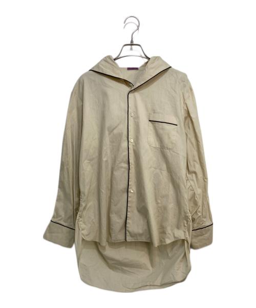 SueUNDERCOVER（スーアンダーカバー）SueUNDERCOVER (スーアンダーカバー) パジャマシャツフーディ アイボリー サイズ:1の古着・服飾アイテム