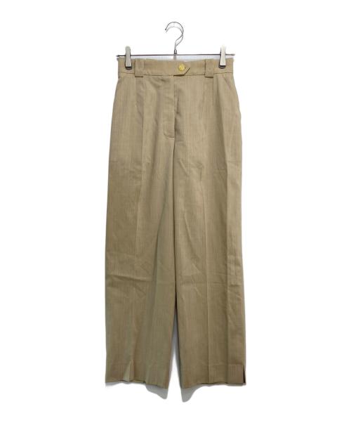 CHANEL（シャネル）CHANEL (シャネル) スラックス ベージュ サイズ:38の古着・服飾アイテム