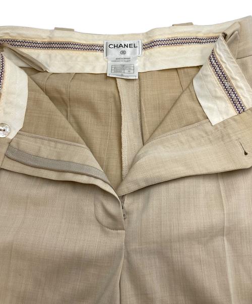 CHANEL（シャネル）CHANEL (シャネル) スラックス ベージュ サイズ:38の古着・服飾アイテム