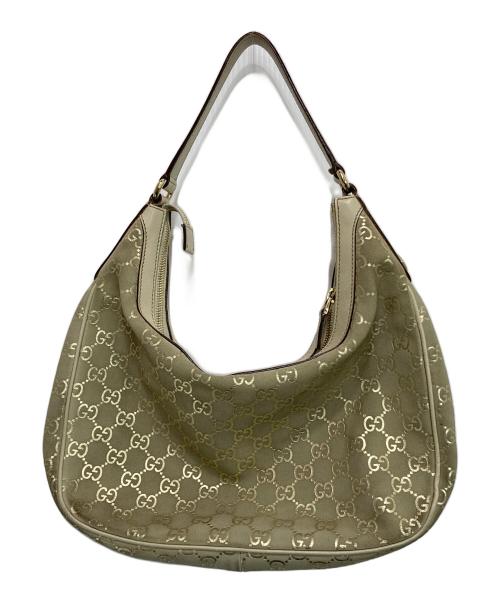 GUCCI（グッチ）GUCCI (グッチ) スウェード ワンショルダーバッグの古着・服飾アイテム