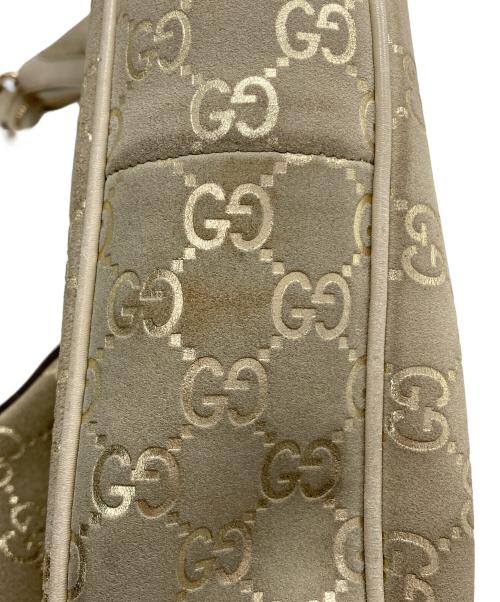 GUCCI（グッチ）GUCCI (グッチ) スウェード ワンショルダーバッグの古着・服飾アイテム