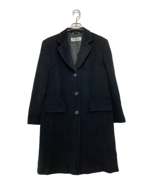 SPORT MAX（スポーツマックス）SPORT MAX (スポーツマックス) アンゴラ混ウールチェスターコート ブラック サイズ:J40の古着・服飾アイテム