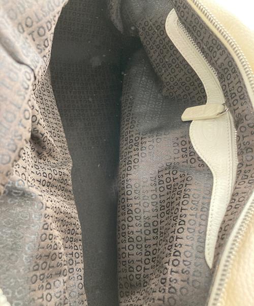 TOD'S（トッズ）TOD'S (トッズ) フリンジトートバッグ アイボリーの古着・服飾アイテム