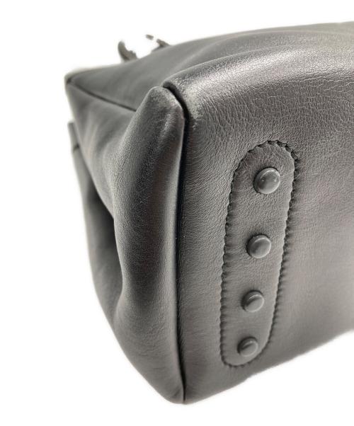 TOD'S（トッズ）TOD'S (トッズ) モカシーノトートバッグ ブラックの古着・服飾アイテム