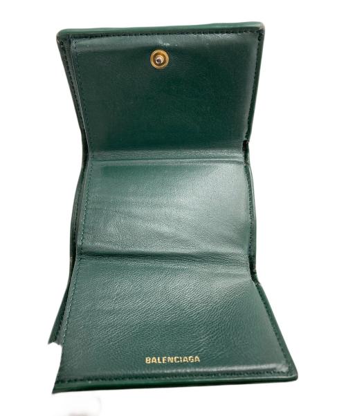 BALENCIAGA（バレンシアガ）BALENCIAGA (バレンシアガ) HOURGLASS ミニウォレット グリーンの古着・服飾アイテム