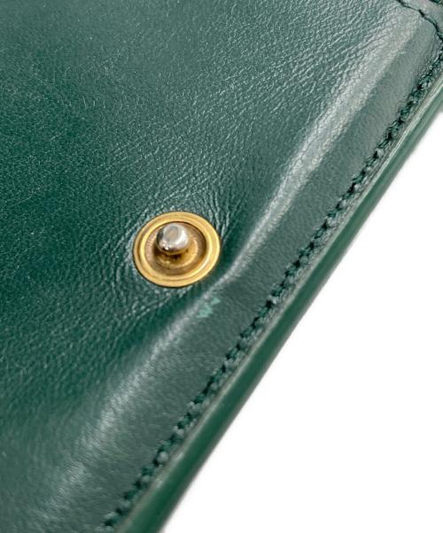 BALENCIAGA（バレンシアガ）BALENCIAGA (バレンシアガ) HOURGLASS ミニウォレット グリーンの古着・服飾アイテム