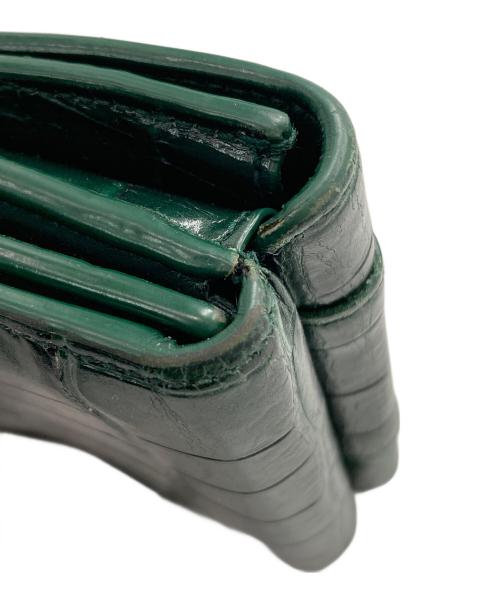 BALENCIAGA（バレンシアガ）BALENCIAGA (バレンシアガ) HOURGLASS ミニウォレット グリーンの古着・服飾アイテム