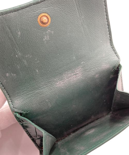 BALENCIAGA（バレンシアガ）BALENCIAGA (バレンシアガ) HOURGLASS ミニウォレット グリーンの古着・服飾アイテム