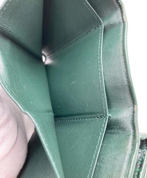 BALENCIAGA（バレンシアガ）BALENCIAGA (バレンシアガ) HOURGLASS ミニウォレット グリーンの古着・服飾アイテム