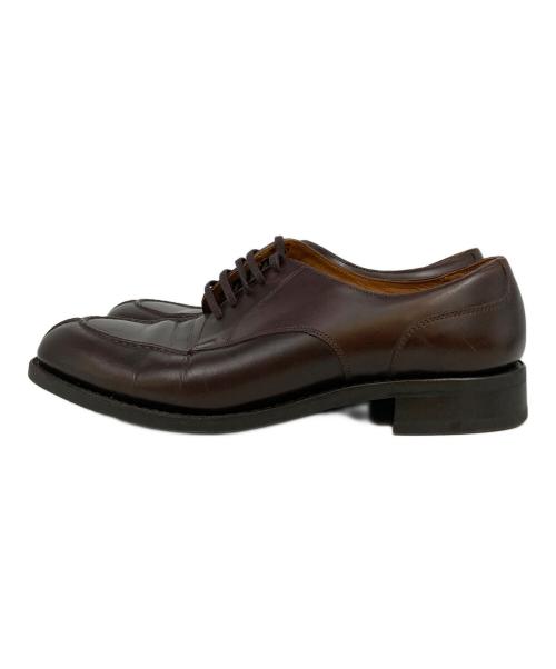 THE SUIT COMPANY（ザ・スーツカンパニー）THE SUIT COMPANY (ザ・スーツカンパニー) Uチップレザーシューズ ブラウン サイズ:7の古着・服飾アイテム