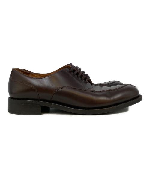 THE SUIT COMPANY（ザ・スーツカンパニー）THE SUIT COMPANY (ザ・スーツカンパニー) Uチップレザーシューズ ブラウン サイズ:7の古着・服飾アイテム