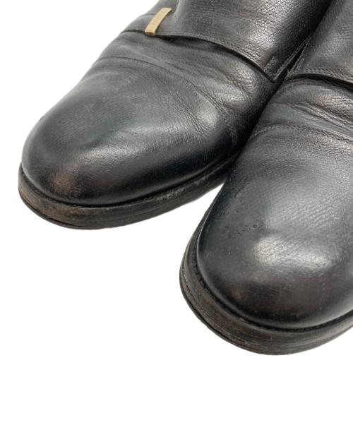 GUCCI（グッチ）GUCCI (グッチ) ダブルモンクレザーシューズ ブラック サイズ:39の古着・服飾アイテム