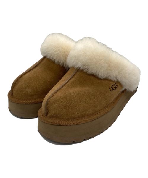 UGG（アグ）UGG (アグ) DISQUETTE ベージュ サイズ:US7の古着・服飾アイテム